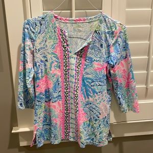 Lilly Pulitzer chilly Lilly top size small
